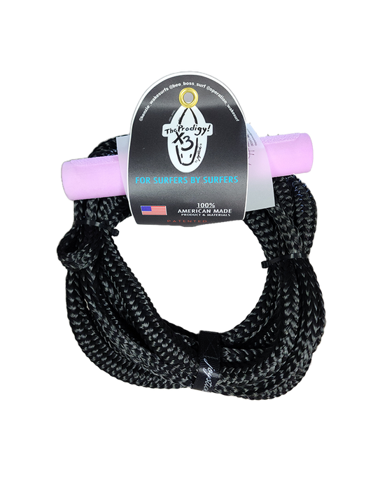 Joystick Surf Rope - Black Rope/purple Handle Gen.5