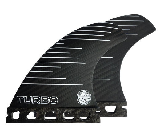 No Coast Surfers - TURBO - featherlight Carbon Fiber Wakesurf Fin