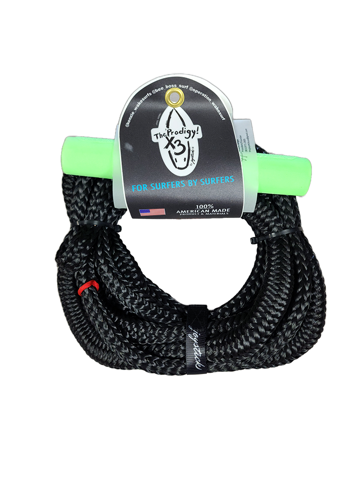 Joystick Surf Rope - Black Rope/Green Handle Gen.5