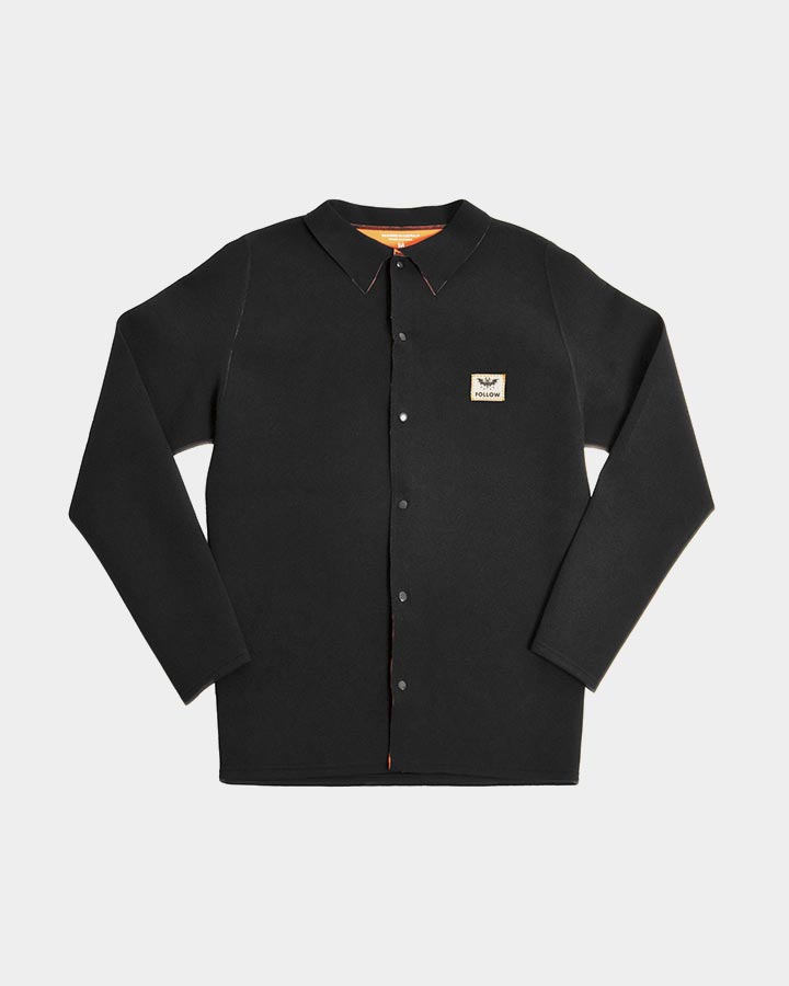Follow 3.1 2 Neo Coach Button Up - Black