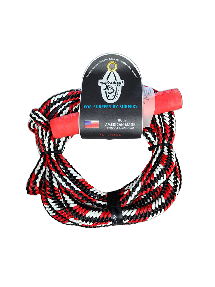 Joystick Surf Rope - Red Rope/Red Handle Gen.5