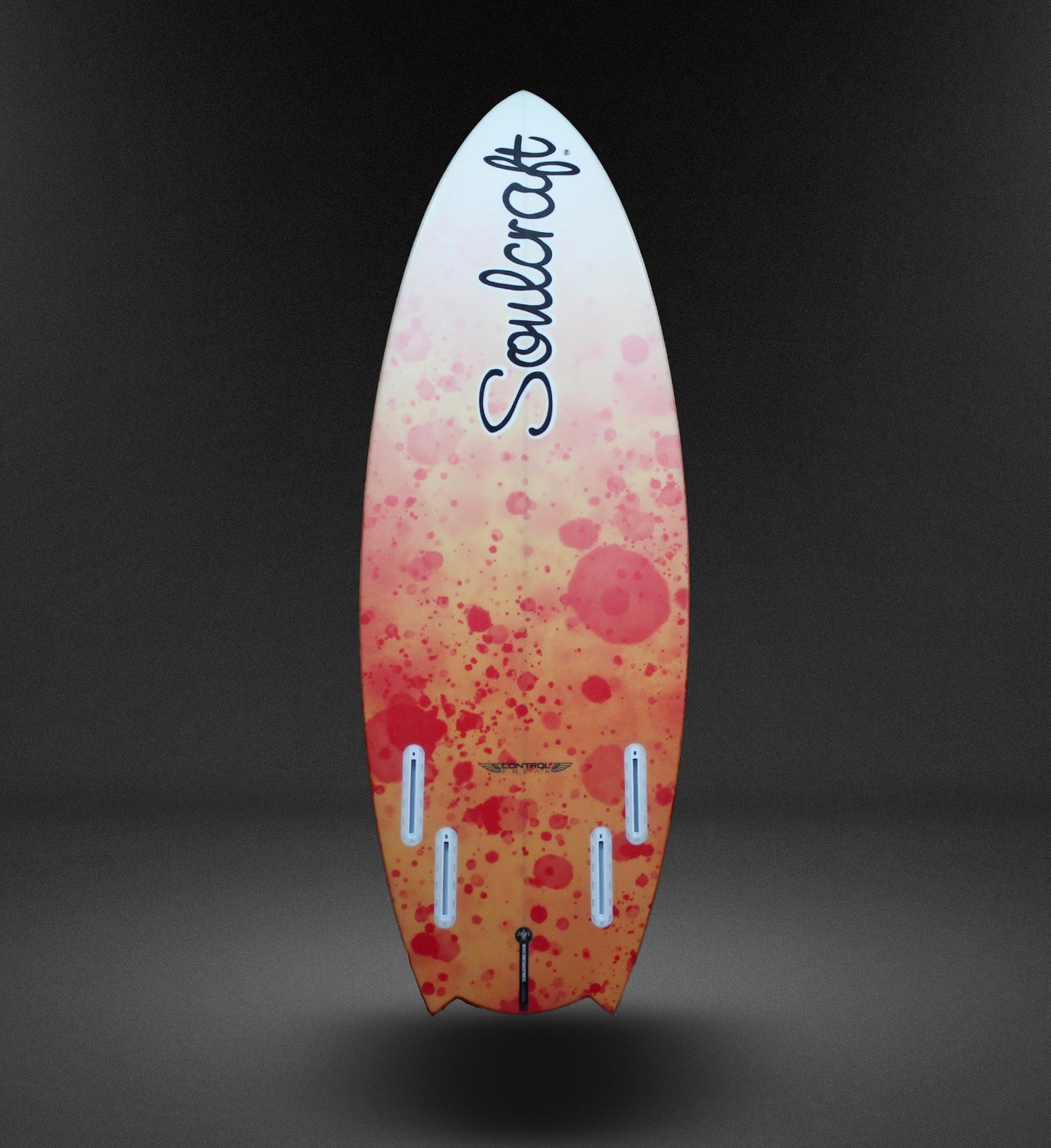 Soulcraft Control Freak Orange Watercolor Art 4'6"